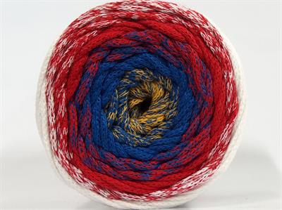 250 gr ICE YARNS MACRAME COTTON MAGIC (100% Cotton) Yarn White Red Blue Gold