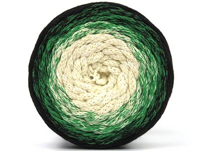 1x250gr. MACRAME COTTON MAGIC Pamuk Yeşil, Siyah, Krem Yazlık İplikler, Makrame, Pamuk, Tığ İşi, Worsted