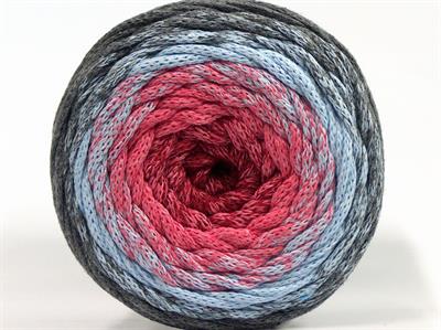 1x250gr. MACRAME COTTON MAGIC Pamuk Pembe, Açık Mavi, Koyu Gri, Açık Bordo Yazlık İplikler, Makrame, Pamuk, Tığ İşi, Worsted