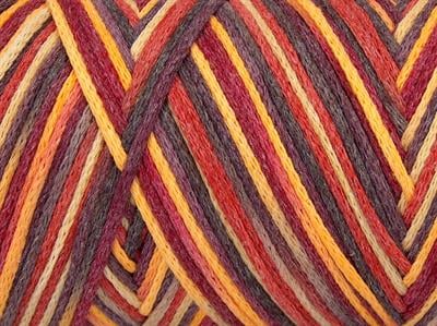 1x250gr. MACRAME COTTON PRINT Pamuk Kahverengi, Pembe, Kırmızı, Altın Yazlık İplikler, Makrame, Pamuk, Tığ İşi, Düz iplikler