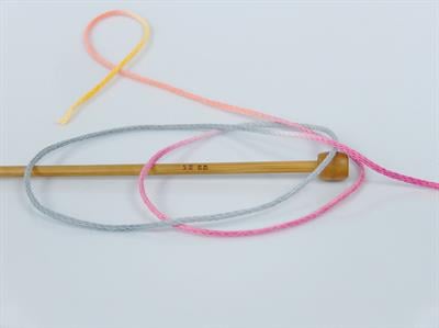 1x250gr. MACRAME COTTON PRINT Pamuk Pembe, Turuncu, Sarı, Açık Gri Yazlık İplikler, Makrame, Pamuk, Tığ İşi, Düz iplikler