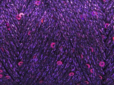 2x200gr. MACRAME GLITZ PAILLETTE Metalik Simli Mor Metalik Simli, Yazlık İplikler, Makrame, Boncuklu Pullu, Tığ İşi, Worsted