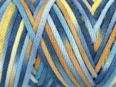 1x250gr. MACRAME VISCOT COLOR 3MM Viskon, Pamuk Mavi Tonları, Sarı Tonları Yazlık İplikler, Makrame, Pamuk, Tığ İşi, Düz iplikler, Çok Kalın