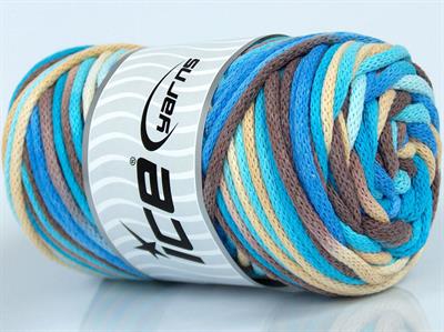 1x250gr. MACRAME VISCOT COLOR 3MM Viskon, Pamuk Krem, Kahverengi Tonları, Mavi Tonları Yazlık İplikler, Makrame, Pamuk, Tığ İşi, Düz iplikler, Çok Kalın