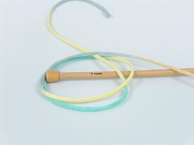 1x250gr. MACRAME VISCOT COLOR 3MM Viskon, Pamuk Açık Gri, Yeşil Tonları, Açık Sarı Yazlık İplikler, Makrame, Pamuk, Tığ İşi, Düz iplikler, Çok Kalın