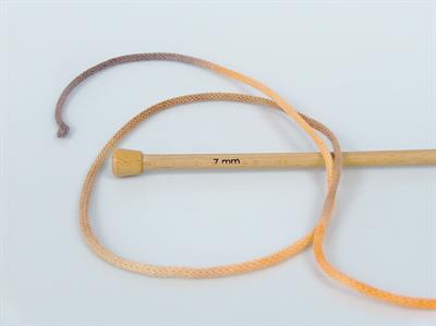 1x250gr. MACRAME VISCOT COLOR 3MM Viskon, Pamuk Turuncu, Sarı, Kahverengi Tonları Yazlık İplikler, Makrame, Pamuk, Tığ İşi, Düz iplikler, Çok Kalın