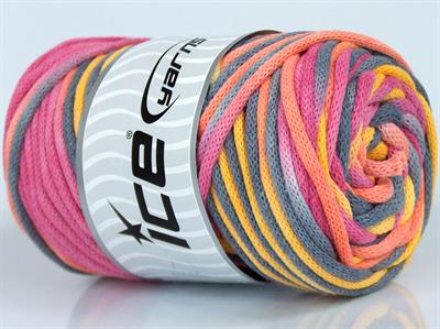 1x250gr. MACRAME VISCOT COLOR 3MM Viskon, Pamuk Pembe, Turuncu, Sarı, Açık Gri Yazlık İplikler, Makrame, Pamuk, Tığ İşi, Düz iplikler, Çok Kalın