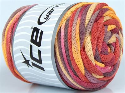 1x500gr. MACRAME VISCOT COLOR 5MM Viskon, Pamuk Kahverengi, Pembe, Kırmızı, Altın Yazlık İplikler, Makrame, Pamuk, Tığ İşi, Düz iplikler, Çok Kalın