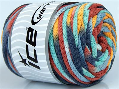 1x500gr. MACRAME VISCOT COLOR 5MM Viskon, Pamuk Altın, Bakır, Mavi Tonları, Nane Yeşil Yazlık İplikler, Makrame, Pamuk, Tığ İşi, Düz iplikler, Çok Kalın