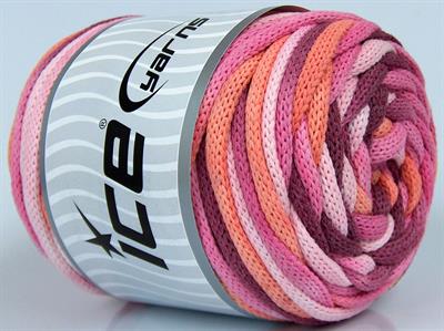 1x500gr. MACRAME VISCOT COLOR 5MM Viskon, Pamuk Turuncu, Maron, Pembe tonları Yazlık İplikler, Makrame, Pamuk, Tığ İşi, Düz iplikler, Çok Kalın
