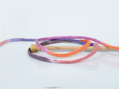 1x500gr. MACRAME VISCOT COLOR 5MM Viskon, Pamuk Pembe, Mor, Turuncu, Maron Yazlık İplikler, Makrame, Pamuk, Tığ İşi, Düz iplikler, Çok Kalın