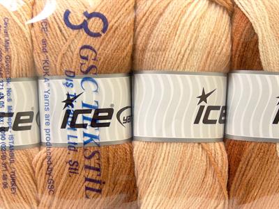 4x100gr. MAGIC LIGHT Akrilik Kahverengi Tonları Kışlık, Bebe, Batik Desenli, 100% Akrilik