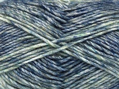 2x150gr. MEGA STAR Yün, Akrilik Mavi, Yeşil Tonları Kışlık, Yün, Batik Desenli