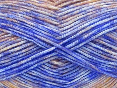 2x150gr. MEGA STAR Yün, Akrilik Beyaz, Somon Kışlık, Yün, Batik Desenli