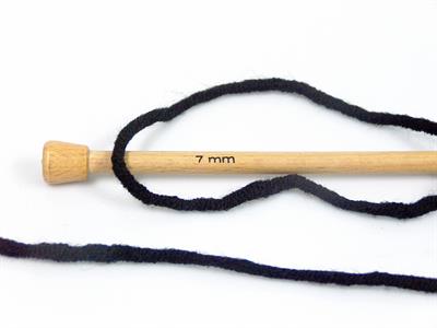 4x100gr. MERINO CHUNKY Akrilik, Merino Yün Siyah Lüks, Merinos, Kışlık, Yün, Kalın