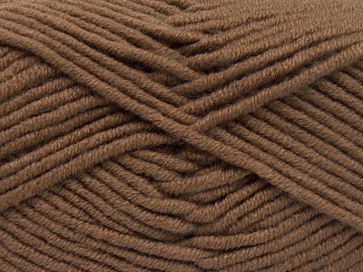 4x100gr. MERINO CHUNKY Akrilik, Merino Yün Kahverengi Lüks, Merinos, Kışlık, Yün, Kalın