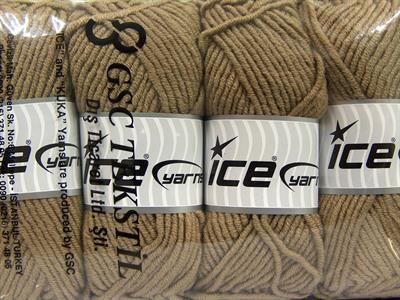 4x100gr. MERINO CHUNKY Akrilik, Merino Yün Deve Tüyü Lüks, Merinos, Kışlık, Yün, Kalın