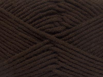 4x100gr. MERINO CHUNKY Akrilik, Merino Yün Kahverengi Lüks, Merinos, Kışlık, Yün, Kalın