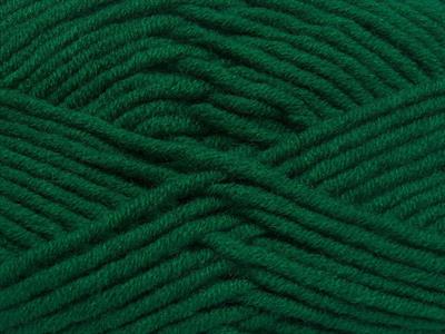 4x100gr. MERINO CHUNKY Akrilik, Merino Yün Koyu yeşil Lüks, Merinos, Kışlık, Yün, Kalın