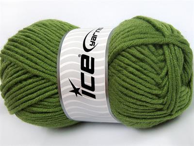4x100gr. MERINO CHUNKY Akrilik, Merino Yün Haki Lüks, Merinos, Kışlık, Yün, Kalın