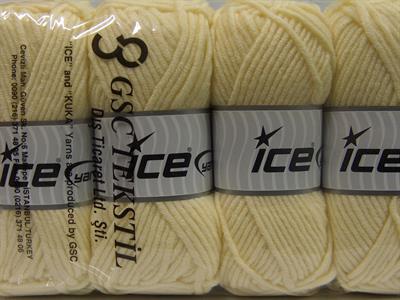 4x100gr. MERINO CHUNKY Akrilik, Merino Yün Limon Sarısı Lüks, Merinos, Kışlık, Yün, Kalın
