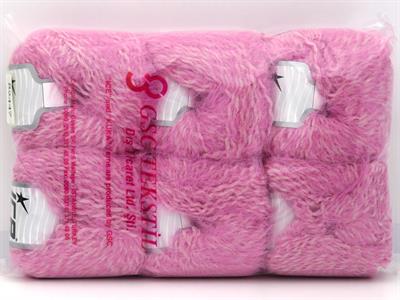 6x50gr. MERINO FUR  Bebe Pembesi Lüks, Merinos, Kışlık, Yün