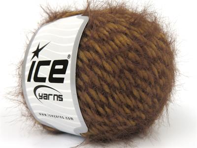 6x50gr. MERINO FUR  Kahverengi Lüks, Merinos, Kışlık, Yün