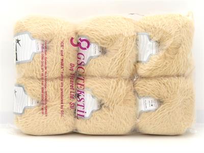 6x50gr. MERINO FUR  Koyu Krem Lüks, Merinos, Kışlık, Yün