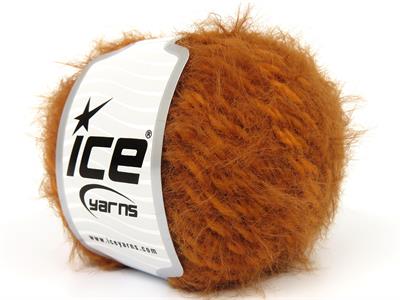 Lot of 6 Skeins Ice Yarns MERINO FUR (40% Superwash Merino Wool) Yarn Dark Gold