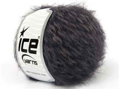 6x50gr. MERINO FUR  Koyu Gri Lüks, Merinos, Kışlık, Yün