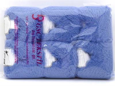 6x50gr. MERINO FUR  Açık Mavi Lüks, Merinos, Kışlık, Yün