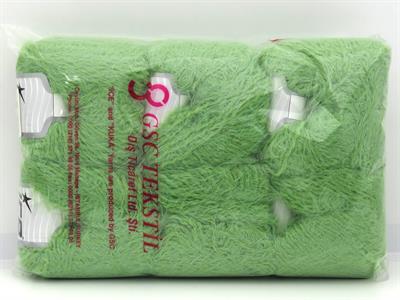 6x50gr. MERINO FUR  Açık Yeşil Lüks, Merinos, Kışlık, Yün