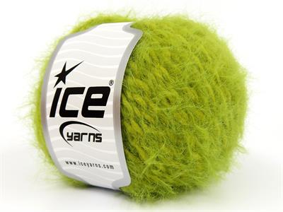 Lot of 6 Skeins Ice Yarns MERINO FUR (40% Superwash Merino Wool) Yarn Olive Green