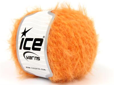 Lot of 6 Skeins Ice Yarns MERINO FUR (40% Superwash Merino Wool) Yarn Orange