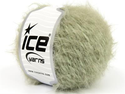 Lot of 6 Skeins Ice Yarns MERINO FUR (40% Superwash Merino Wool) Yarn Water Green