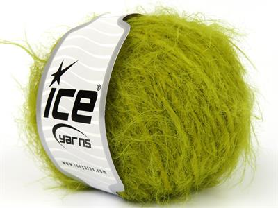 6x50gr. MERINO FUR WORSTED  Zeytin Yeşili Lüks, Merinos, Kışlık, Yün