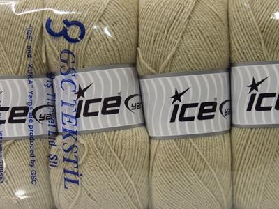 4x100gr. MERINO GOLD Akrilik, Merino Yün Bej Lüks, Merinos, Kışlık
