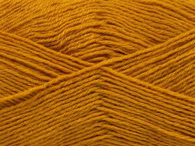 4x100gr. MERINO GOLD Akrilik, Merino Yün Koyu Altın Lüks, Merinos, Kışlık