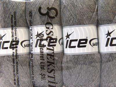 4x100gr. MERINO GOLD Akrilik, Merino Yün Gri Lüks, Merinos, Kışlık