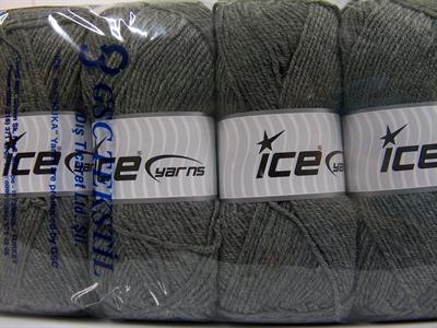 4x100gr. MERINO GOLD LIGHT Akrilik, Merino Yün Gri Lüks, Merinos, Kışlık