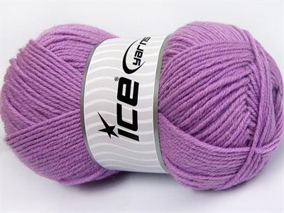 4x100gr. MERINO GOLD LIGHT Akrilik, Merino Yün Açık Lila Lüks, Merinos, Kışlık