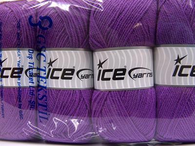 4x100gr. MERINO GOLD LIGHT Akrilik, Merino Yün Leylak Lüks, Merinos, Kışlık