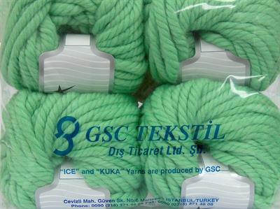Lot of 4 x 100gr Skeins Ice Yarns MERINO XL (100% Merino Wool) Yarn Light Green