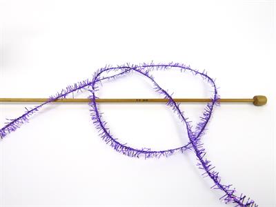 8x25gr. METALLIC GLITZ 25GR Metalik Simli Mor Metalik Simli, Kışlık, Çok İnce, Yazlık İplikler