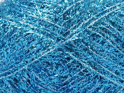 8x25gr. METALLIC GLITZ 25GR Metalik Simli Turkuaz Metalik Simli, Kışlık, Çok İnce, Yazlık İplikler