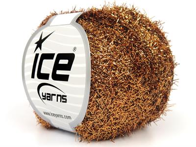 8x50gr. METALLIC GLITZ Metalik Simli Koyu Altın Metalik Simli, Kışlık, Çok İnce, Yazlık İplikler