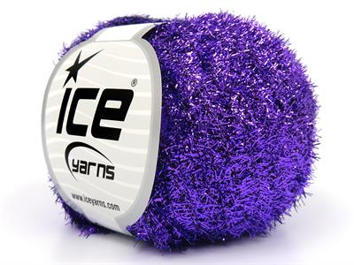 8x50gr. METALLIC GLITZ Metalik Simli Mor Metalik Simli, Kışlık, Çok İnce, Yazlık İplikler