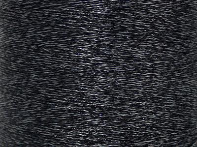 2x90gr. METALLIC THREAD CONE Simli Siyah, Gri Metalik Simli, Tığ İşi