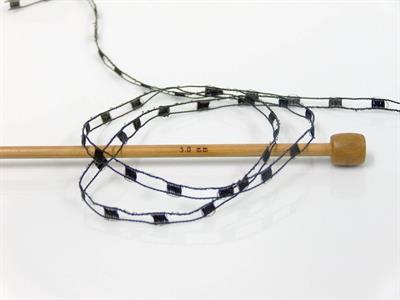 6x50gr. MINI LADDER GLITZ Simli Siyah Metalik Simli, Merdiven, Şerit, Yazlık İplikler, Kalın