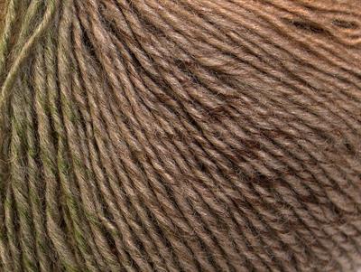 Lot of 4 x 100gr Skeins Ice Yarns MIRAGE COLOR (50% Wool) Yarn Brown Shades Camel Khaki